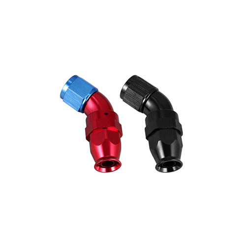 45° PTFE SWIVEL HOSE ENDS - FULL FLOW