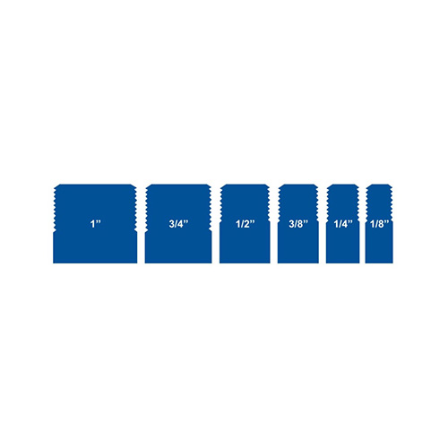 MALE NPT IDENTIFICATION CHART